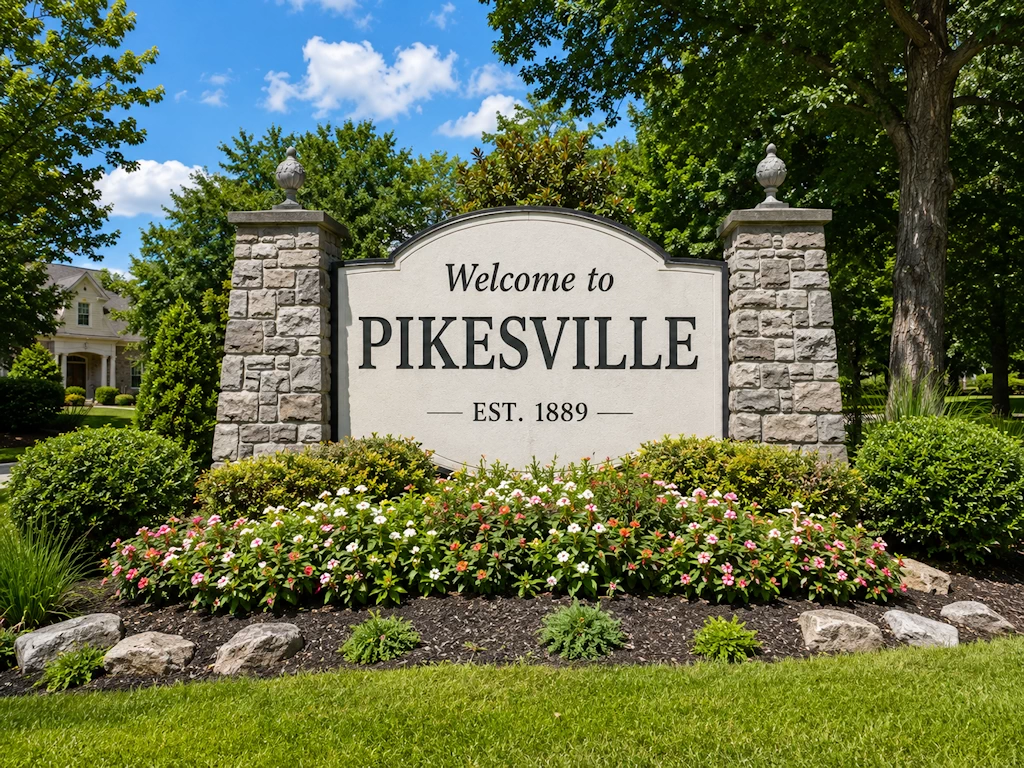 Pikesville Maryland entrance